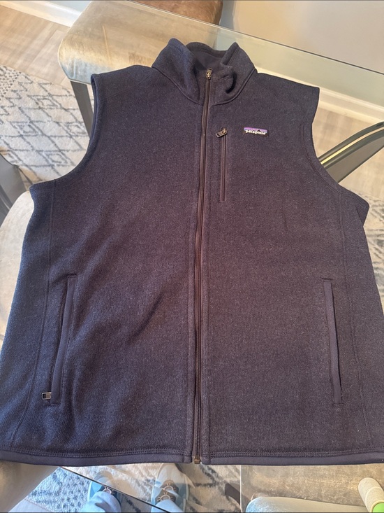 Patagonia Other - NWOT Patagonia Men's Dark Navy Full-Zip Fleece Vest